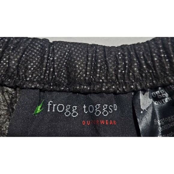 Frogg Toggs Outerwear Black Rain Pants Elastic Drawstring Men's Large NWOT - Picture 5 of 12